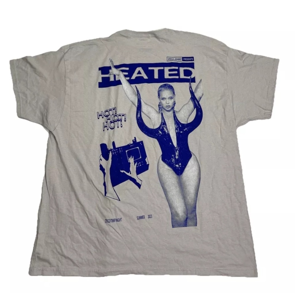 Beyoncé Renaissance World Tour 2023 Heated Concert Album Shirt Size 2XL *NEW*